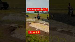 Hurdles jump practice 😱💪😳 bollywood viralvideo subscribe shorts army reels newsong follow👍🙏🔔 [upl. by Stroud]