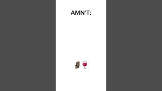 why AMNT isnt a word memes [upl. by Relyks]