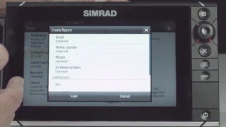 How to Create a Service Report with Simrad NSS EVO2 [upl. by Laine984]