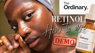 How To Use The Ordinary Retinol  EVERYTHING YOU NEED TO KNOW [upl. by Yleik]