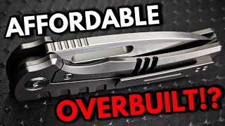 An OVERBUILT TitaniumM390 Folding Knife For UNDER 300 [upl. by Nylloh180]