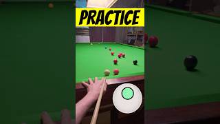 Snooker Practice Break Serious 🤔 GoPro Headcam POV [upl. by Arsuy207]