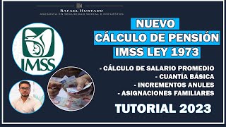 CÓMO SE CALCULA LA PENSIÓ IMSS  LEY 1973  TUTORIAL PASO A PASO [upl. by Eerrehc552]