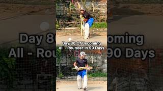 Day 86 Of Becoming AllRounder In 90 Days 🏏❤️ cricketvlog minivlog 90dayschallenge allrounder [upl. by Xet]