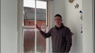 Adding Secondary glazing insulation to Sash windows to improve heat retention and noise reduction [upl. by Tallu]