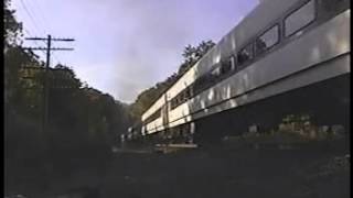 CampO 614 coming out of tunnel at OtisvilleNY Fall 1996 [upl. by Odnamla275]