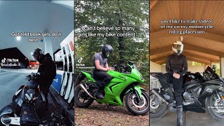 Biker x Bookgirl  Tiktok Compilation 1 🏍️📖 [upl. by Ebeneser]