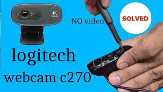 Logitech c270 webcam not working solved [upl. by Lillith]