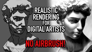 Art Tutorial REALISTIC RENDERING  PAINT WITHOUT AIRBRUSH [upl. by Hamer391]