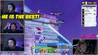 Mongraal FREAKS OUT Spectating Peterbot GO CRAZY in End Game of FNCS Global Finals [upl. by Blas]