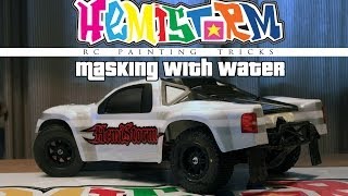 RC MASKING WITH WATER  The Easiest and Fastest Guide to a Custom Paintjob [upl. by Hsetim]