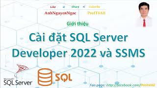 Cài đặt SQL Server Developer 2022 và SSMS Updated 2024 [upl. by Ecneps]