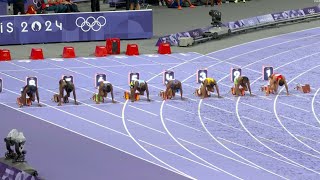 Women 100m Final Paris Olympics 2024 [upl. by Boykins]