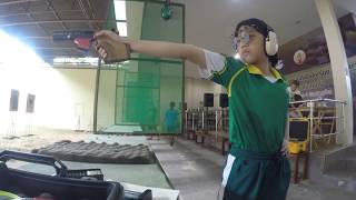 Morini CM22 m 25m pistol 22 target practice by mookmintra G girl shooting ranong ปืนสั้น 25 เมตร [upl. by Innos]