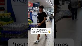 Testing the 19 Lidl shoes with DVNK ÉLITE carbon fiber insoles🤣 dvnk carbonfiber basketball [upl. by Adyan]