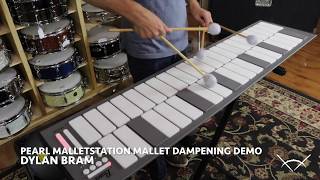 Pearl MalletSTATION EM1 Mallet Dampening Demo [upl. by Barcot364]