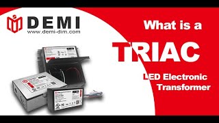 What is a TRIAC LED electronic transformer [upl. by Emolas]