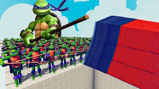 200x DONATELLO  1x GIANT vs EVERY GOD  Totally Accurate Battle Simulator TABS [upl. by Essam]