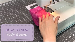 How to Sew Welt Seams  Tutorial for Beginners [upl. by Ronna]