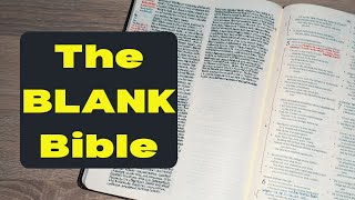 The BLANK Bible  INTERLEAVED [upl. by Virgina736]