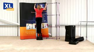 Pop up Display Stands  How to set up your 3x3 Pop up stand with counter and lights by XL Displays [upl. by Elodia]