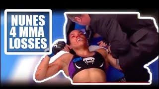 Scouting video of Amanda Nunes 4 MMA losses ahead of UFC 232 Cris Cyborg fight FAN EDIT [upl. by Erdua]