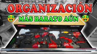 🔨🪛🔧Cómo organizar cajones de herramientas 🤑¡MÁS BARATO 🤑 [upl. by Penhall]