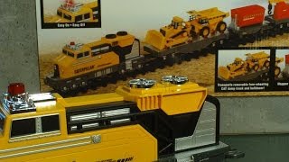 Video for Children Toy Trains Caterpillar Construction Express Train Set for Kiddies Videos [upl. by Nevsa]