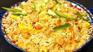 Shrimp Fried Rice Recipe  Quick 20Minute Dinner  Better Than Takeout Asian Fried Rice 🍚 [upl. by Converse]