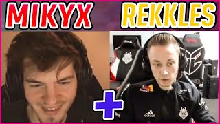 Mikyx and Rekkles Playing Ranked DuoQ  TheBauss  Can They Win  Mikyx Stream Highlights [upl. by Doloritas]