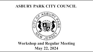 Asbury Park City Council Meeting  May 22 2024 [upl. by Alyat312]