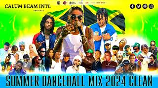 Summer Dancehall Mix 2024 Clean  Gungo Bwoy  ValiantKraffVybz kartelAlkalineSkeng [upl. by Simmie]