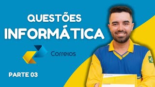 CONCURSO DOS CORREIOS  QUESTÕES DE INFORMÁTICA DA BANCA IBFC 2024 [upl. by Artaed]