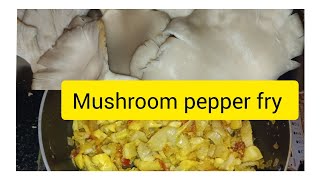 Mushroom pepper fryపుట్టగొడుగు pepper fry [upl. by Ahsieyt]