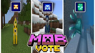 Minecraft Minecon 2020 Mob Vote Addon for Minecraft Bedrock Edition  Minecon Mobs in MCBE [upl. by Piefer]