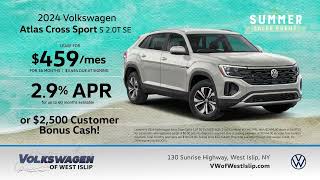 The Summer Sales Event is going on ALL month long at Volkswagen of West Islip [upl. by Mauchi]