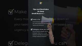 Prioritization amp Delegation Tips for Busy Small Businesses [upl. by Gney]