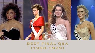 Best Final Answers from 19901999  Miss USA [upl. by Sirob510]