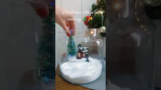 Christmas village christmas village diy pepco figurine shortsvideo diyvideos celebration [upl. by Marcy]