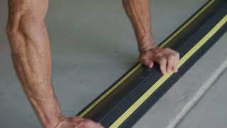 How To  Installing A GaraDry Garage Door Threshold Seal [upl. by Elahcim854]