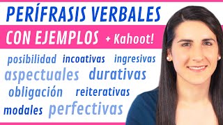 PERÍFRASIS VERBALES 📝 Explicación y Ejemplos [upl. by Aneg670]