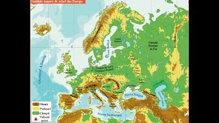 Europa Relieful Caracteristici generaleUnități majore  lecție de geografie [upl. by Nymsaj]