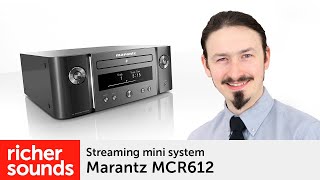 Marantz MCR612  Streaming mini system  Richer Sounds [upl. by Brandon]