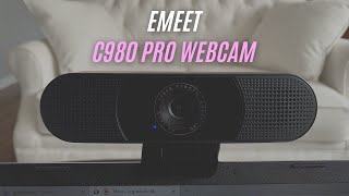 EMEET SmartCam C980 Pro Review Test  eMeet C980 Pro Webcam with Microphone 1080P 30FPS [upl. by Elysha662]