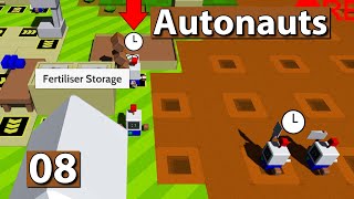 Autonauts  Samen Stau ► 8 ► Lets Play Roboter Simulator deutsch german [upl. by Reitman]