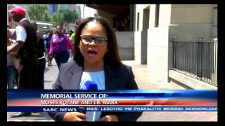 Moses Kotane and JB MArks memorial service to be held in Jhb City Hall [upl. by Esineg]