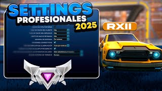 Mis Ajustes PRO de Rocket League que te SUBIRÁN a SSL 2025 [upl. by Ecirual203]