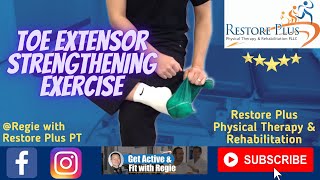 Toe Extensor Strengthening Exercise [upl. by Buehrer]