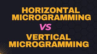 Difference Between Horizontal and Vertical Microprogramming in COA  CO  CA  COA [upl. by Utas801]