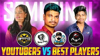 💥TAMIL SEMI FINAL MATCH Tamilnadu Youtubers vs Best Players CLASH SQUAD Tournament Live  TAMIL [upl. by Ahrendt]